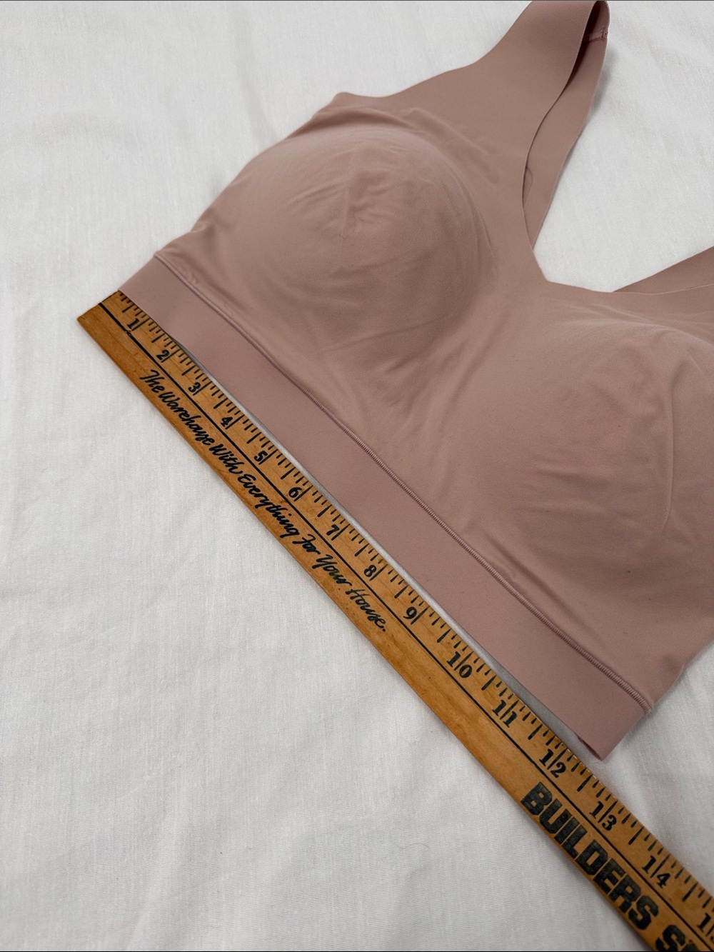 Floatley Bra Wm Large Cozy Seamless V-Neck Wireless Pullover T-shirt Lounge - Picture 4 of 6